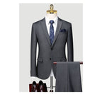 Customized Slim Fit Business Men's Wedding Groom Wedding Set