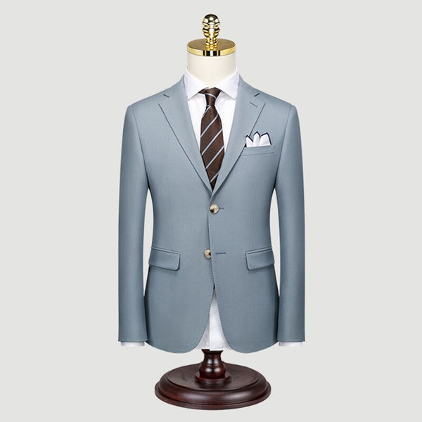 Suit Coat Men's Solid Color Wedding Dress Business Slim Formal Dress Casual Small Suit Men's Suit