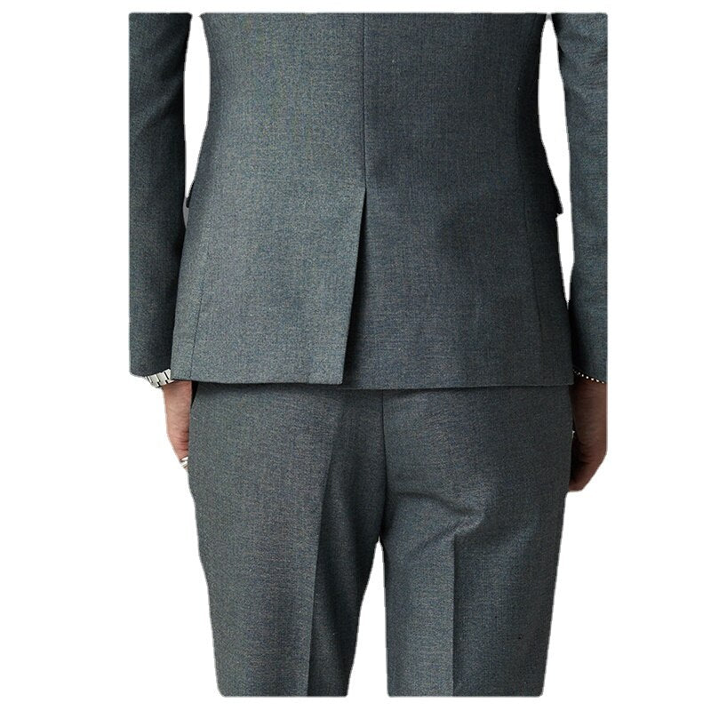 Suit Groom Wedding Dress Slim Business Casual Wear Three Piece Autumn Suit Men