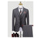 Suit Men's Italian Business Leisure Korean Edition Slim Fit Professional Formal Dress Groom Wedding Suit Three Piece Set