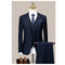 Suit Men's Three Piece Business Professional Formal Dress Groom's Wedding Dress Korean Summer Thin Suit Men's Suit