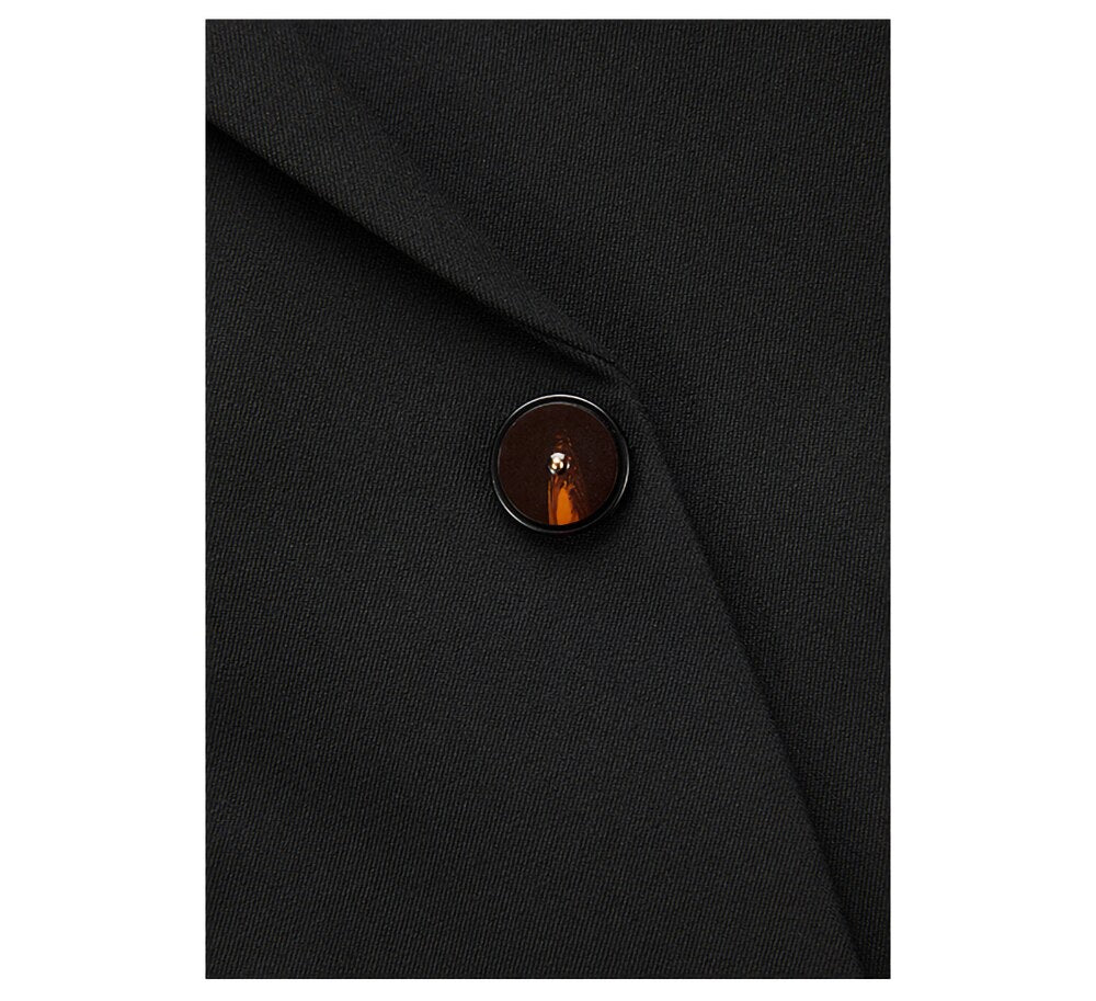 Suit Men's Three Piece Suit Korean Formal Light Mature Wind Black Men's Suit