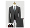 Suit Men's Three Piece Suit Korean Version Slim Fit Handsome Stripe Small Suit Groom's Wedding Dress Men's