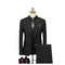 Suit Suit Men's Three Piece Wedding Dress Trend Korean Business Casual Light Familiar Stripe Suit