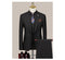 Suit Suit Men's Three Piece Wedding Dress Trend Korean Business Casual Light Familiar Stripe Suit