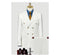 Suit Suit for Men's Business White Double Breasted Korean Version Slim Fitting Luxury Bridegroom's Wedding Men's Wear