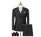 Suit Suit for Men's Business White Double Breasted Korean Version Slim Fitting Luxury Bridegroom's Wedding Men's Wear