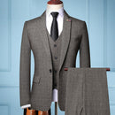 Men 's Slim Fit Business Suit Men Fashion 3 Pieces Mens Blazers Tuxedos Suits Groom Best Wedding Suits