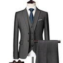 Tailor Make Men's 3 Piece Suit Formal Business Wedding Slim Fit Suit