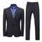 Tailor Make Slim Fit Suit Plaid British Business Men's 3 Piece Wedding Brides Man Formal Suit