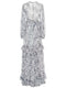 Tailor Shop Custom French Retro Floral Dress Minority Design Long Skirt Printed Female Temperament Super Long Swing Skirt