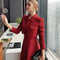 Tailor Shop Custom French Style Celebrity Style Waistcoat Dress Coat Two-piece Female