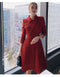 Tailor Shop Custom French Style Celebrity Style Waistcoat Dress Coat Two-piece Female
