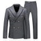 Tailor Shop Custom Grey Formal Slim Fitting Business Groom Wedding Suit