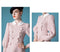 Tailor Shop Custom Made  Mother of The Bride Gown Outfit for Wedding Guest Dress Pink Tweed Top and Skirt