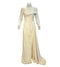Tailor Shop Customized Elegant Off White Lace Long Dress Princess Evening Dress