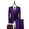 Tailor Shop Customized Wedding Office Suit High Quality 3 Piece Slim Fit Plus Size Men's Banquet Dress Set