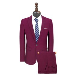 Tailor Shop Customizes High-quality Men's Casual Business Banquet Men's Wedding Dress Set