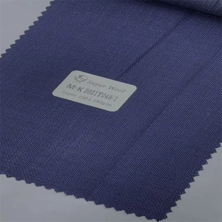 Tailor Shop Formulates Process for Worsted Wool Set Fabric Men's and Women's Sets New Summer Style