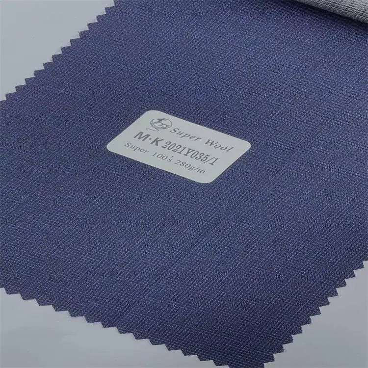 Tailor Shop Formulates Process for Worsted Wool Set Fabric Men's and Women's Sets New Summer Style