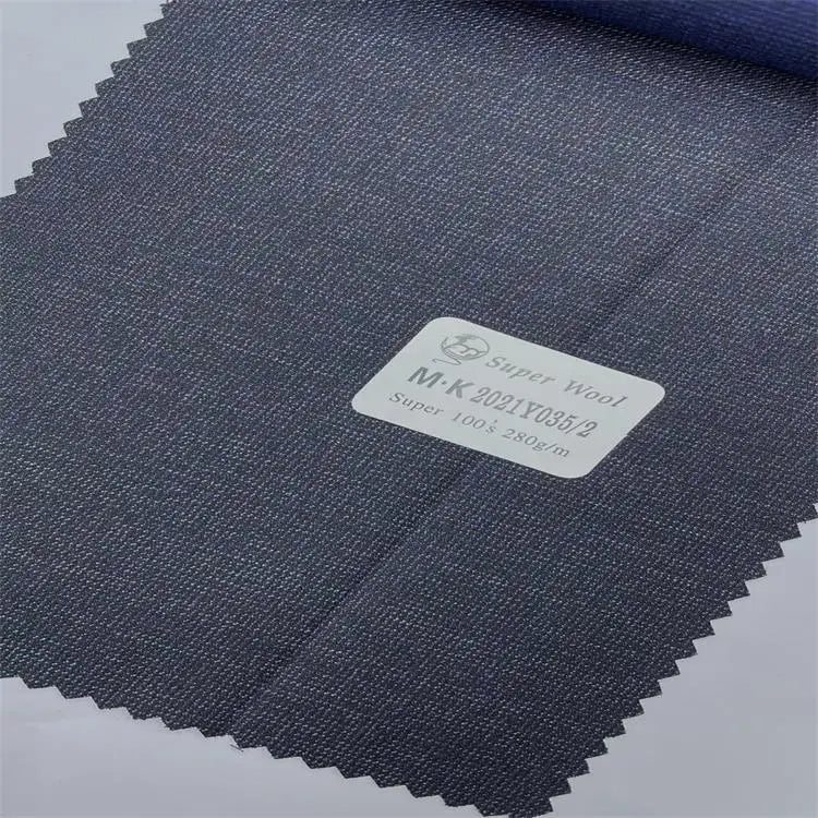 Tailor Shop Formulates Process for Worsted Wool Set Fabric Men's and Women's Sets New Summer Style