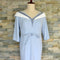 Tailor Shop Mother of Bride Dress Groom Party Occasion Wear Light Blue Short Beaded  Plus Size Evening Dress