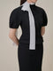 Tailor Shop Retro Slim and  classic black Winter tweed Light Luxury Top and fishtail Skirt Semi-Formal outfit