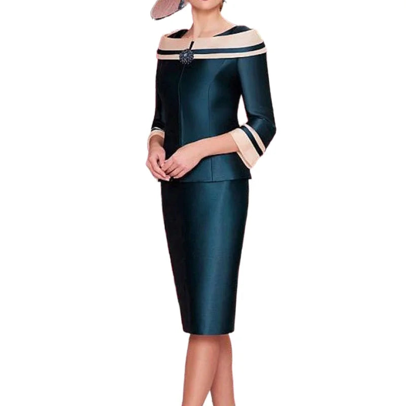 Tailor Shop Custom Made Dress Mother Groom Mother of Bride Dress with Long Sleeves Mother of Bride Dresses Brides Mothers Outfit