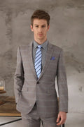 Tailor-made High Quality 150's Wool and Cashmere Fabric Tailor Made Suit Men Double Breast