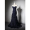 Tailor Made Mother of The Bride Dresses Evening Cocktail Prom Bridesmaid Celebrity-Inspired Navy Blue Weave Tulle Layers Dress