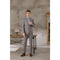 Tailor-made Red and Gray Striped Plaid Suit Suit Tailor-made High-quality Wool Cashmere