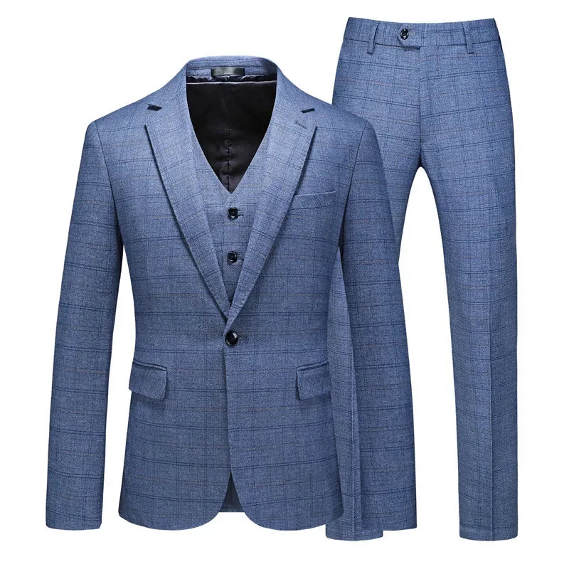 Tailored High-quality Men's Groom Wedding Slim Fitting Suit By Tailor Shop