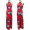 Tailored Slim Fit Style Red Printed Peony Cheongsam By Tailor Shop