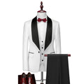 Temperament Slim Fit Men's Business Casual Set Wedding Groom Clothing Set Three Piece Set