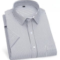 White Shirt Men's Short Sleeved Youth Professional Work Attire Formal Attire White Twill Shirt Men