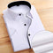 White Shirt Men's Short Sleeved Youth Professional Work Attire Formal Attire White Twill Shirt Men