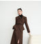 Woolen Tweed Wrapped Waistband Suit A-line Skirt Suit Mother of The Groom Dress  Formal Dresses