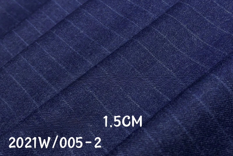 Worsted Autumn and Winter Suit Set, Pure Wool Fabric, All Wool Fabric, Cover Material for Men and Women's Clothing