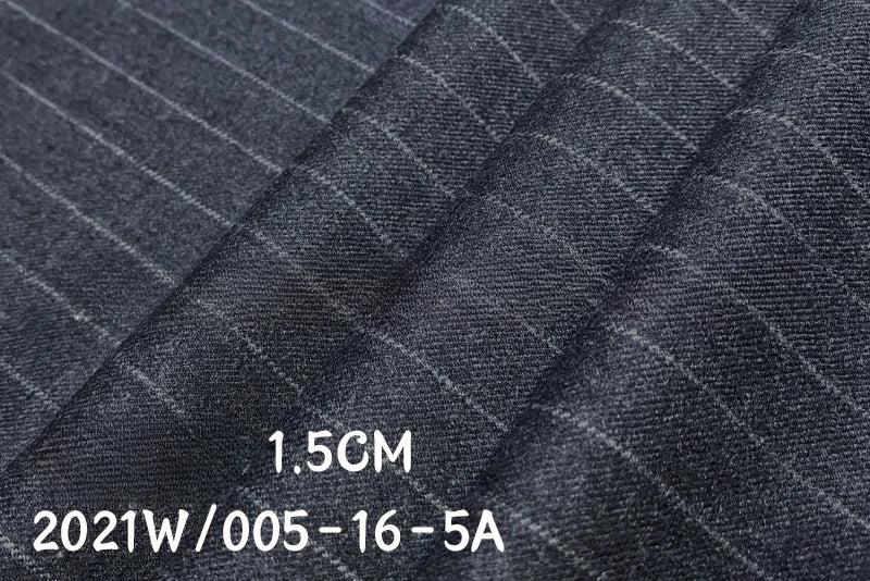 Worsted Autumn and Winter Suit Set, Pure Wool Fabric, All Wool Fabric, Cover Material for Men and Women's Clothing