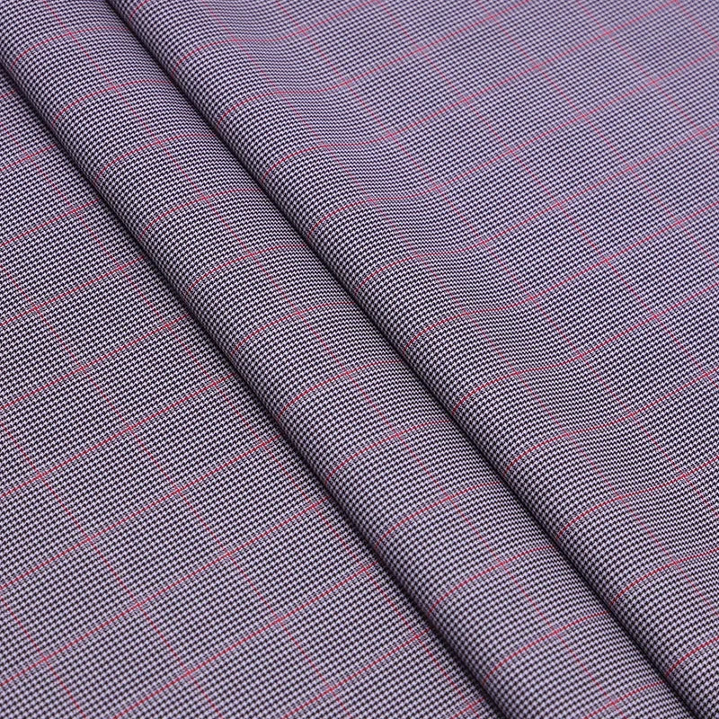 Worsted Wool Fabric Summer Suit Fabric Men's and Women's Plaid Men's and Women's Suit Blended