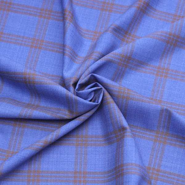 Worsted Wool Fabric Summer Suit Fabric Men's and Women's Plaid Men's and Women's Suit Blended