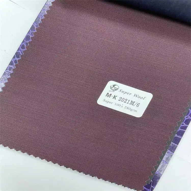 Worsted Wool Suit Fabric Gongsi Brocade Dual Color Suit Set, Seasonal Men's and Women's Casual Wear