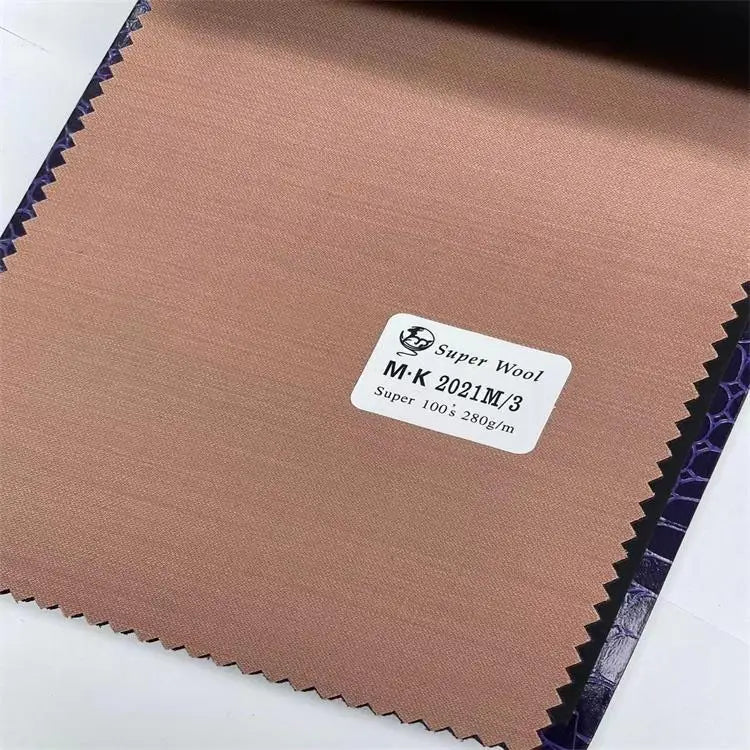 Worsted Wool Suit Fabric Gongsi Brocade Dual Color Suit Set, Seasonal Men's and Women's Casual Wear