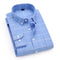 Tailor Shop Custom Make  Men's Casual Shirt Plaid Stripe Long Sleeved Shirt Business Plain 100% Cotton