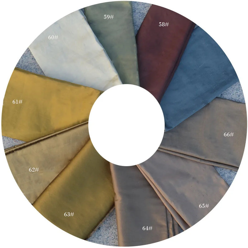 Tailor Shop Color-changing Silk Double Palace Fabric Mulberry Cloth Straight Skeleton Raw Silk