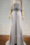 Tailor Shop Mother of Bride Dresses Silver Sequin Beads Dress Elegant Occasion Wear Silver Formal Gown Bling Evening Gowns