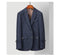 tailor shop navy wool suit men's herringbone hunting style thickened autumn and winter coat slim suit trend tweed safari jacket