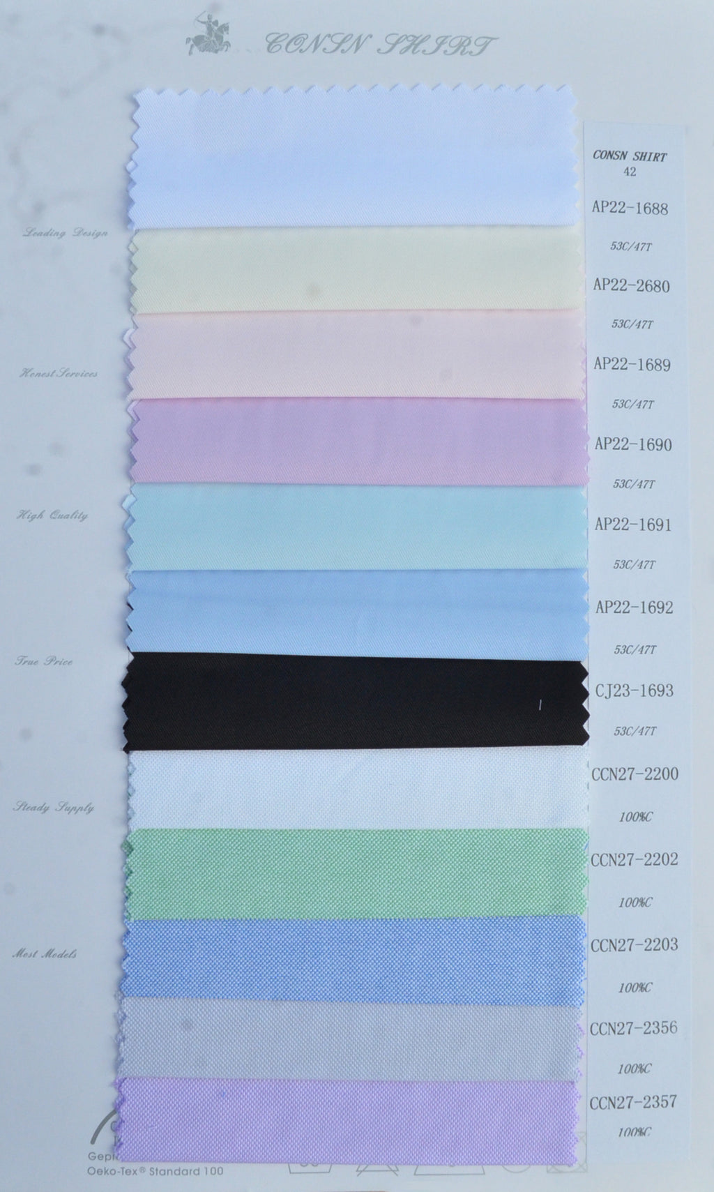 Multiple Striped Polka Dot Colors Available for Shirt Fabric Selection