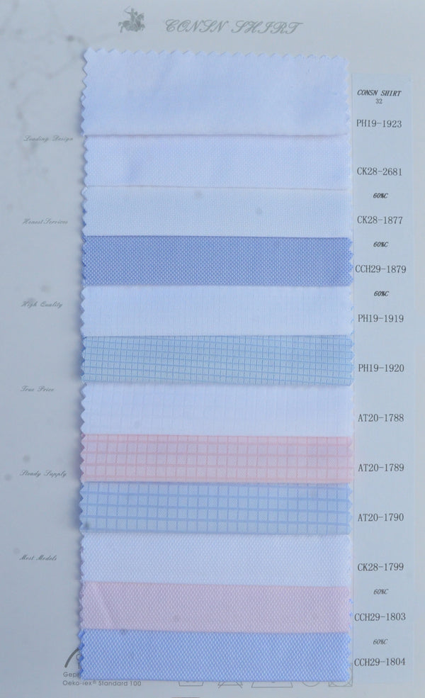Men's Custom Selection of Shirt Fabric