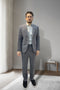 Casual Loose Single Breasted Linen Men's Suit Jacket Pants Vest 2-piece Set